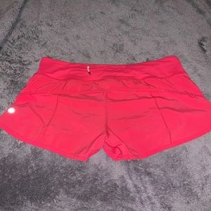 lululemon speed shorts